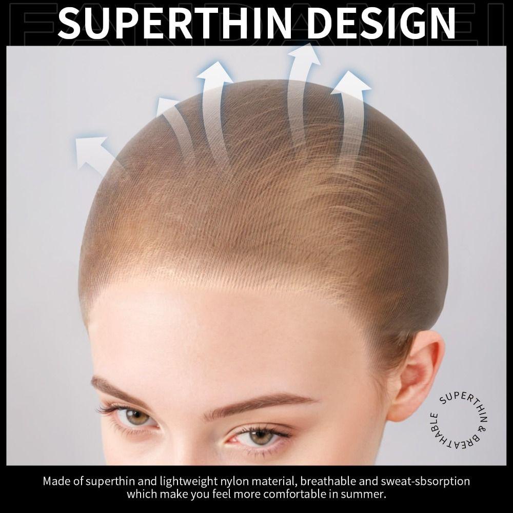 2 Pieces Multicolor Wig Cap Stretchy Nylon Stocking Wig Caps High Quality Nylon Wig Caps Women&Men