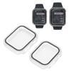 2pcs Watch Case Cover Crystal Shiny Protective Case with Film Jewelry Accessory for IOS Watch
