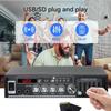 Compactly 60W Double Channel Amplifier Featuring 5Band Equalizers And Multiple Music Input Option Improved Experience