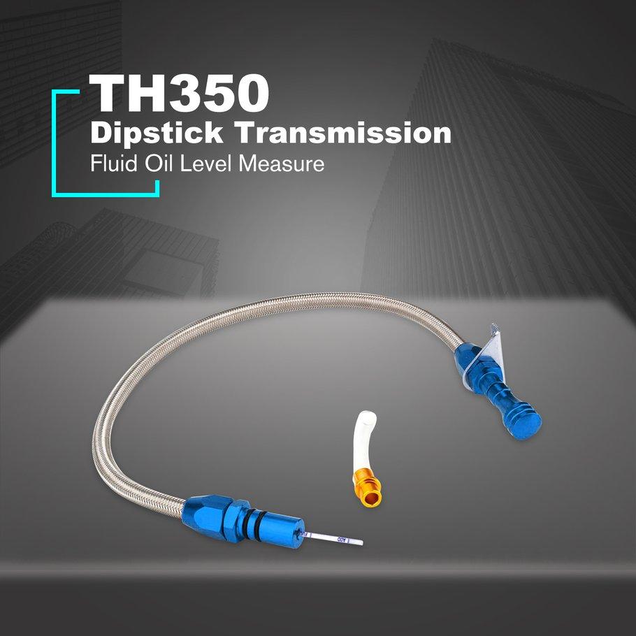 CNSPEED Flexible Stainless Stain TH350 Auto Car Engine Oil Dipstick Transmission Fluid Dipstick