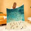S Sommer Bösewicht S Schwimmdecke Für Weiche Überwurfdecke für Picknick Bett Sofa Haus Schlafzimmer Gemütlich Warm Bequem