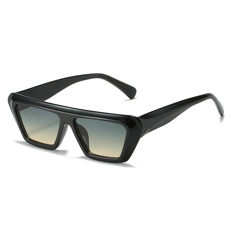 Box Sunglasses, Simple Square Flat-Top Glasses, Personalized Colorful Sunglasses