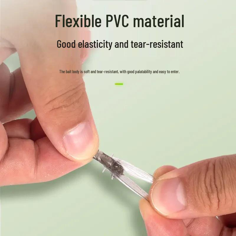 

Микро крючок для мухи Биомиметическая приманка в виде насекомого Мягкая приманка – Приманка для нахлыстовой рыбалки 8mm Black Bionic Fly Lure - 6 pcs