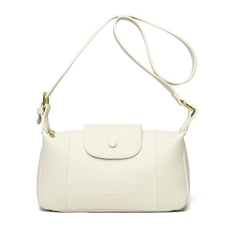 New Luxury High-capacity Ladies Shoulder Bag Solid Color PU Leather Fashion Niche Designer Casual Handbag Crossbody Bag For Girl