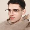 New Metal Anti-blue Flat Glasses Men's and Women's Glasses Frames with Glasses Retro Frame Glasses Frame Supply