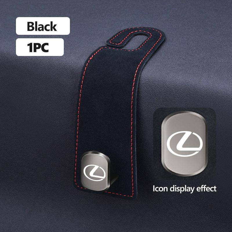 

Suede Multifunction Portable Car Seat Hook Storage Hanging Hanger For Lexus CT ES GS NX IS250 RX350 IS200 LX570 UX250h CT200h