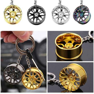 Fit Wheel Felge Schlüsselanhänger Kreative Auto Teil Auto Schlüsselanhänger Schlüsselanhänger Ringe Dekore