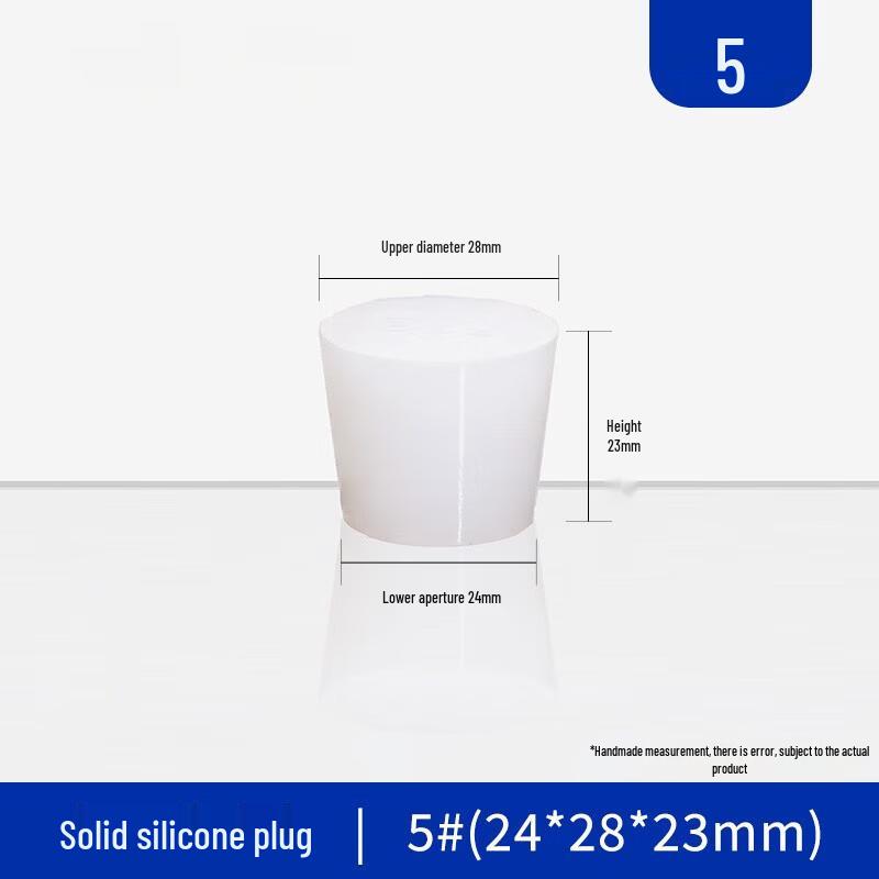 

High-Temperature Acid/Alkali Resistant Solid Silicone Plugs
