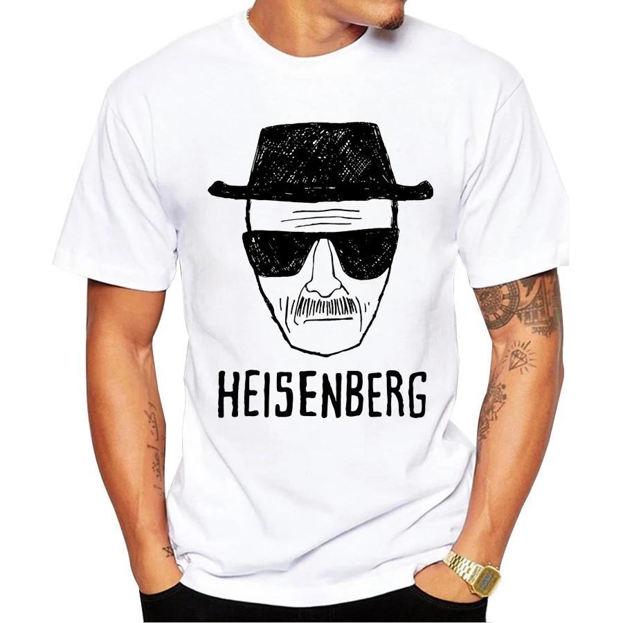 Newest Men Fashion Breaking Bad T-shirt Heisenberg Iam the Denger Retro Printed Hipster Tops Short Sleeve Casual  Tee