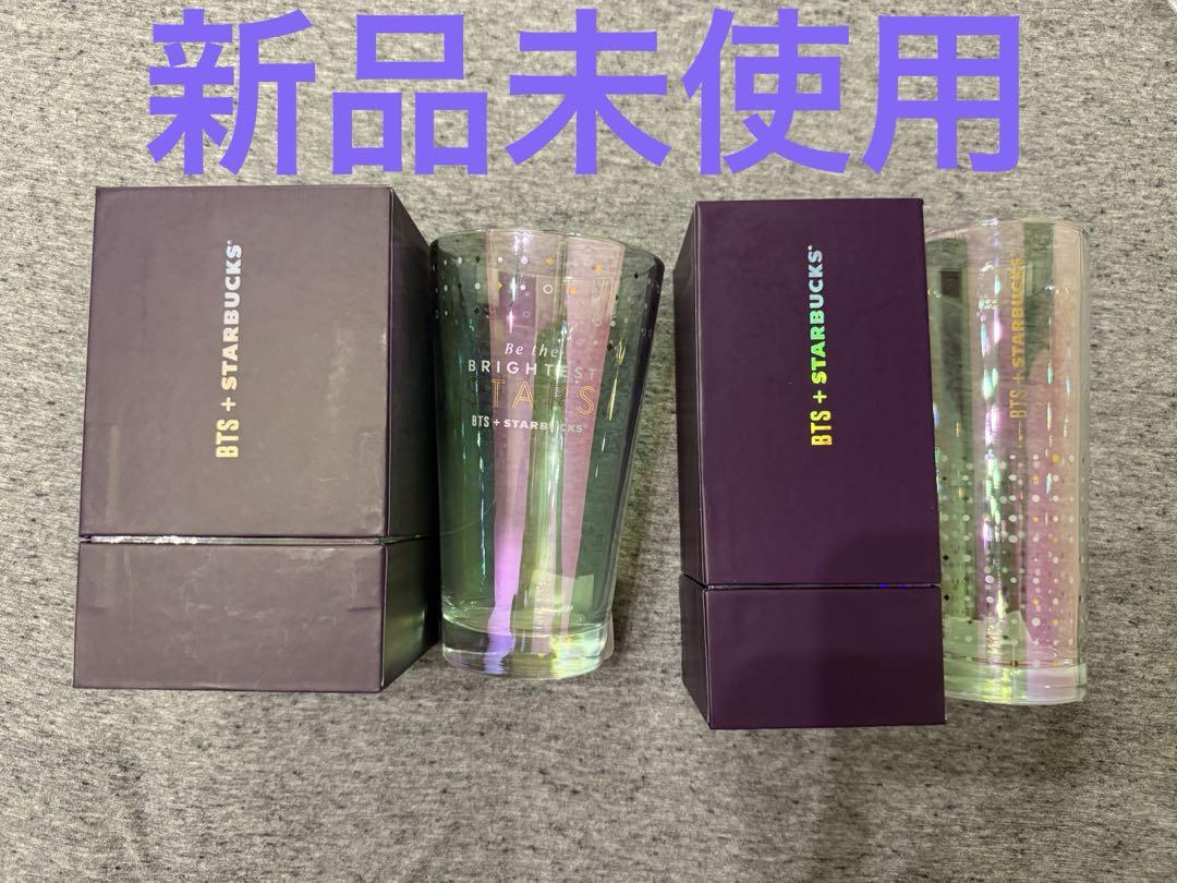 

[USED] Official BTS Starbucks Limited Edition Collaboration Glass Set