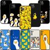 LO40 DUCK Cartoon Soft Shell Phone Case for OPPO A3 Pro A72 A74 A76 A77 A77S A78 A79 A94 A95 A18 A40M A58