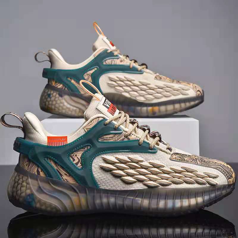 Shoes men's autumn breathable mesh shoes casual year new running shoes coconut shoes national sports men's shoes