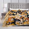 Japanese Anime Haikyuu   Blanket  Flannel Awesome Soft Throw Blanket for Bed Sofa Textile Decor,