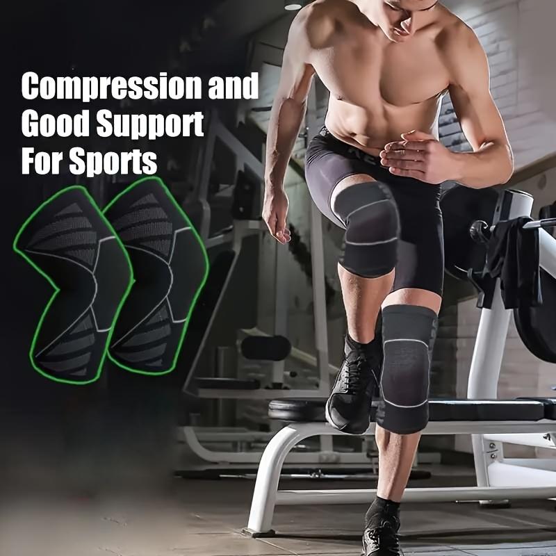 1 PC Professional Knee Support Compression Knee Sleeve Anti Slip Silicone Knee Braces for Knee Pain Meniscus Tear
