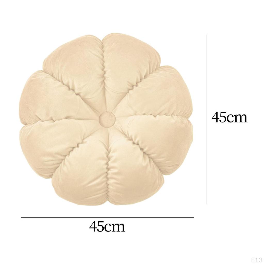 Comfortable Round Throw Pillow for Floor Seating and Chair Cushion