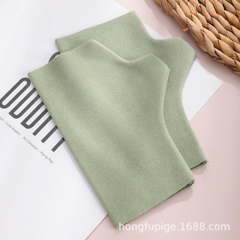 Half finger thermal gloves, heat storage German velvet windproof gloves, flexible writing mittens, cute girls' cold-proof gloves