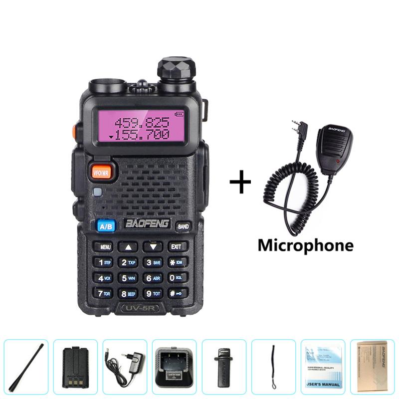 Baofeng UV-5R Walkie Talkie Airband Wireless Copy Frequency AM FM Long Rang Hunting Station Powerful Two Way Portable Radio