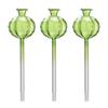 3pcs Ball Shape Automatic Watering Globe Self Drip Irrigation Plant Watering Bulb Glass Material 250ml for Indoor