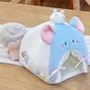 Cama de Boneca para Crianças Brinquedos de Casa de Brincar Forma de Animal Imaginativa Cama de Boneca de Pelúcia para Brincadeira Criativa e Decoração Cozy de Interior