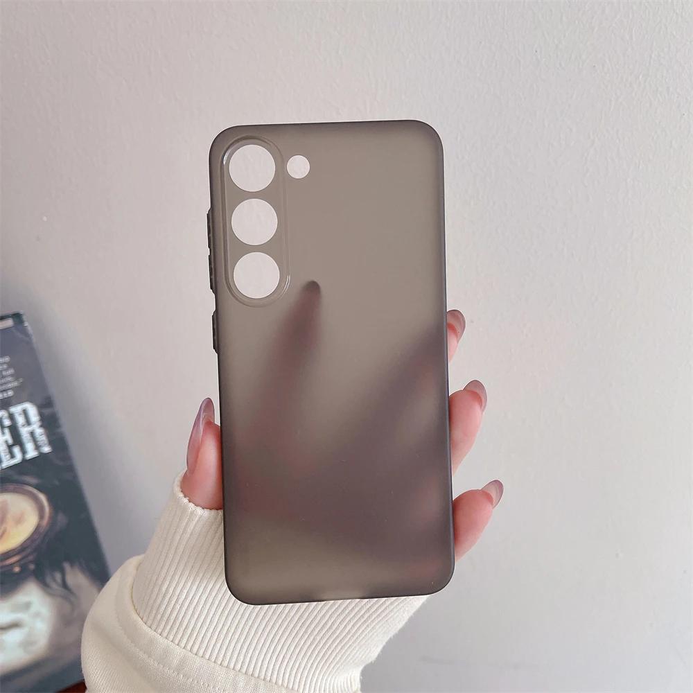 Ultra Thin Matte Translucent Phone Case for Samsung Galaxy S26Ultra S26 Pro S25 Edge S24 S23 A57 A37 A27 A17 A07 A54 Note20Ultra Camera Protect Cover