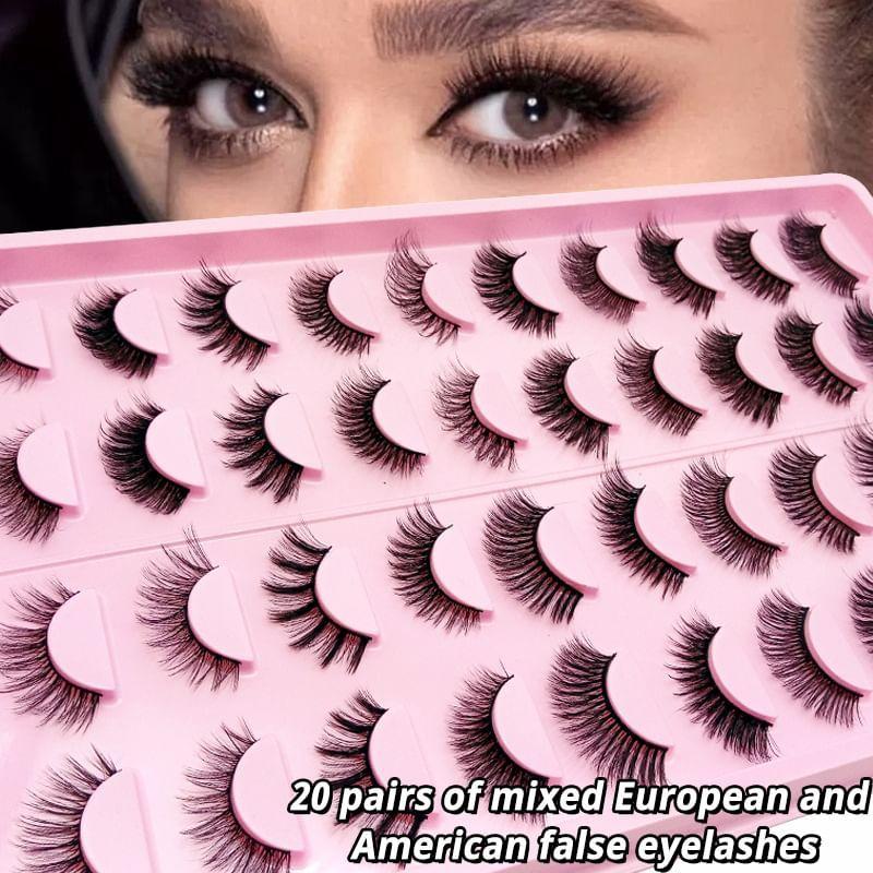 Lashie - Assorted Natural / Dense Multipack False Eyelashes (Various Designs)