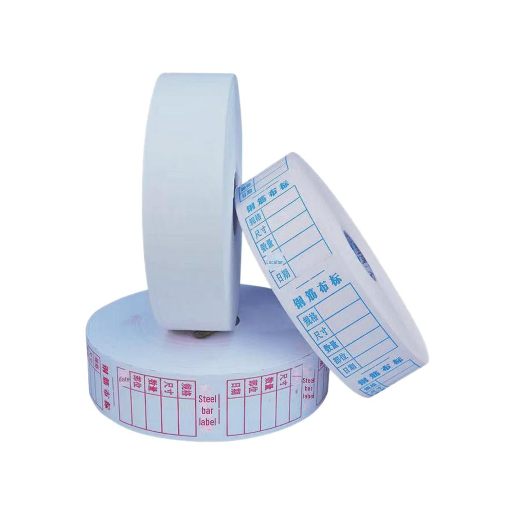 Umweltfreundliches Wasserdichtes & Langlebiges Stahl-Stoffetikettenmaterial mit Klarer Beschriftung