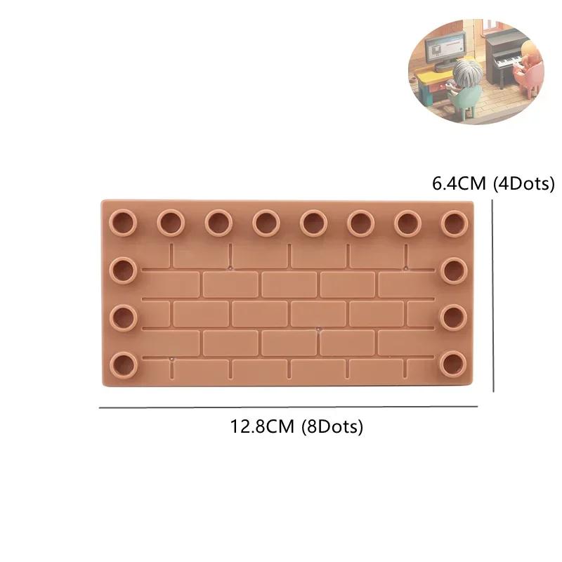 Big Building Blocks Play House Furniture Accessories Indoor Utensil Bed Compatible Large Bricks Assemble Toys Children Kids Gift