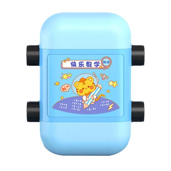 

Математический штамп, прозрачный принт, быстросохнущий, многоразовый, сложение, вычитание, печать по математике, прокатный обучающий штамп для школы синий