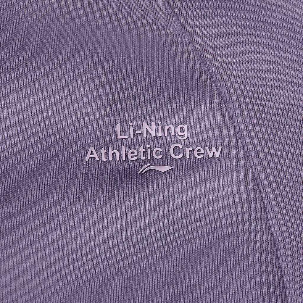 Li Ning Comfortable Versatile Sports Jacket Women Jackets Dark-Gray Purple AWDV412-4