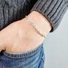 3mm Silver Bracelet for Men and Women, Daily Unique Sterling Silver Couple