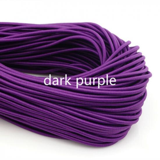 10M Skinny Elastic Band Cord Round Ribbon Stretchy DIY Trimming Sewing Craft New