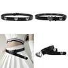 Unique Heart Pattern Waist Belt Stylish Adjustable Length Aesthetic Waistband for Date Nights