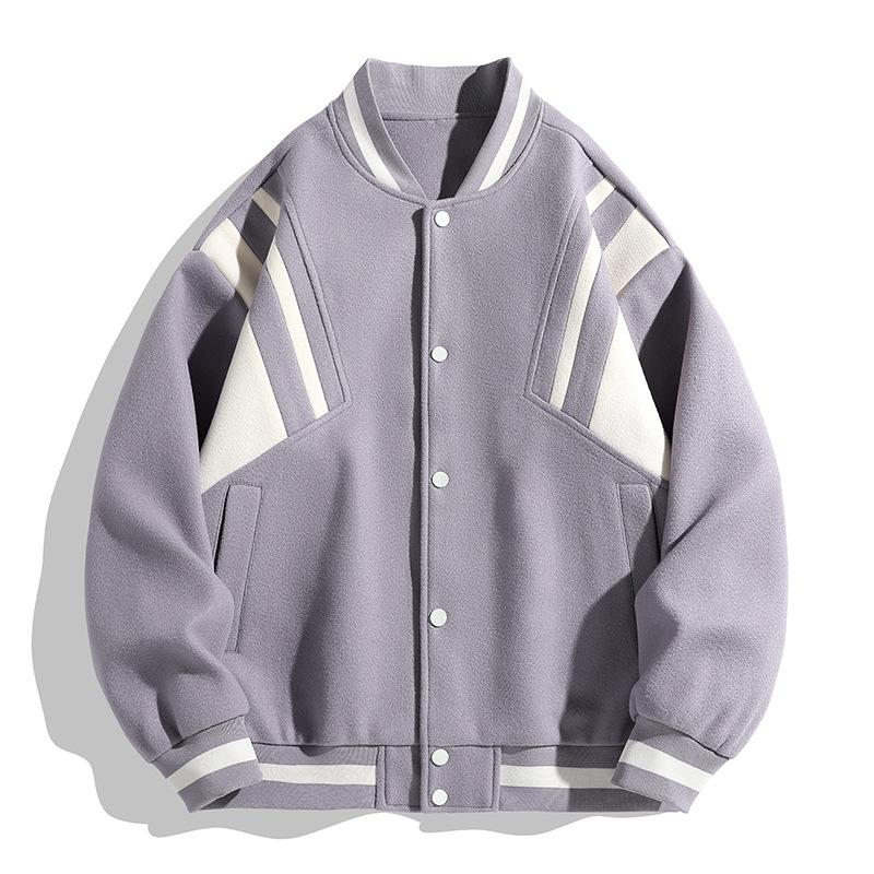 Veřejná verze Pánské jarní a podzimní nové baseballové uniformy pro muže a ženy, Pánské ležérní a všestranné, Mladistvé trendy sportovní bundy