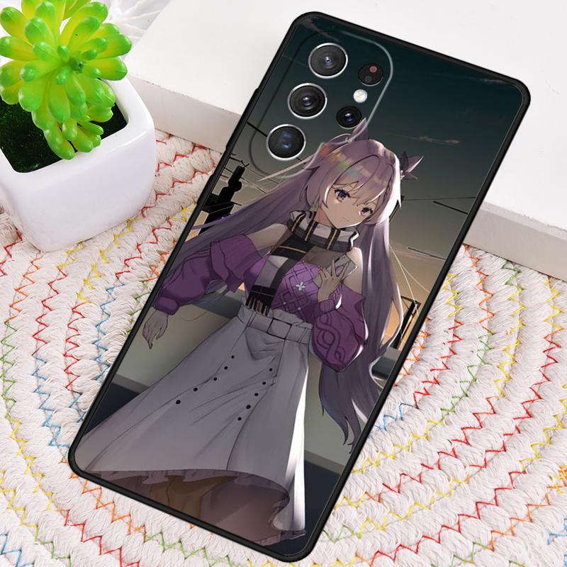 Keqing Genshin Impact Silicone Phone Case For Samsung Galaxy note 10 pro S26 S25 S24 S23 S22 S21 Plus S25Ultra Capa Cover