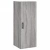 Highboard Gray Sonoma 34.5 x 34 x 180 cm Engineered Wood