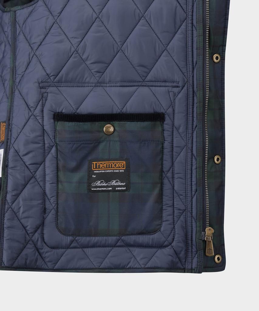 Brooks Brothers Quilted Vest (Multi) (Bbvpmbf401)