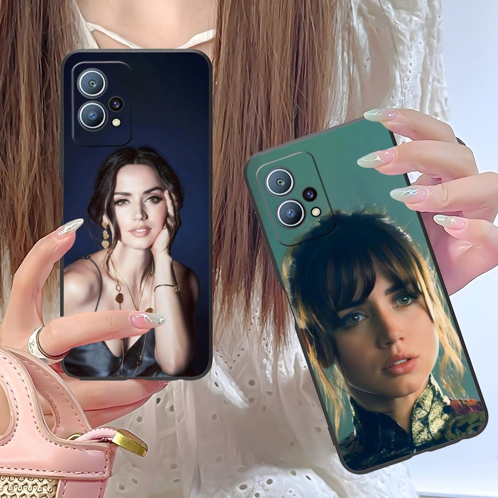 Ana De Armas Matte TPU Mobile Phone Case for Huawei P60 P50 P40 P30 P20 P10 P9 P8 Pro Lite Plus Colorful Printing Cover