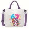 Steal a Brainrot 67 Unicorn Printed Student Crossbody Bag Casual Canvas Shoulder Bags