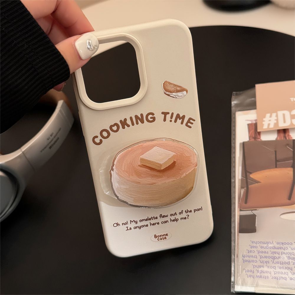 

Чехол для телефона Cake Dessert Coffee для Apple iPhone16promax-силиконовый противоударный креативный с держателем, полное покрытие iPhone12