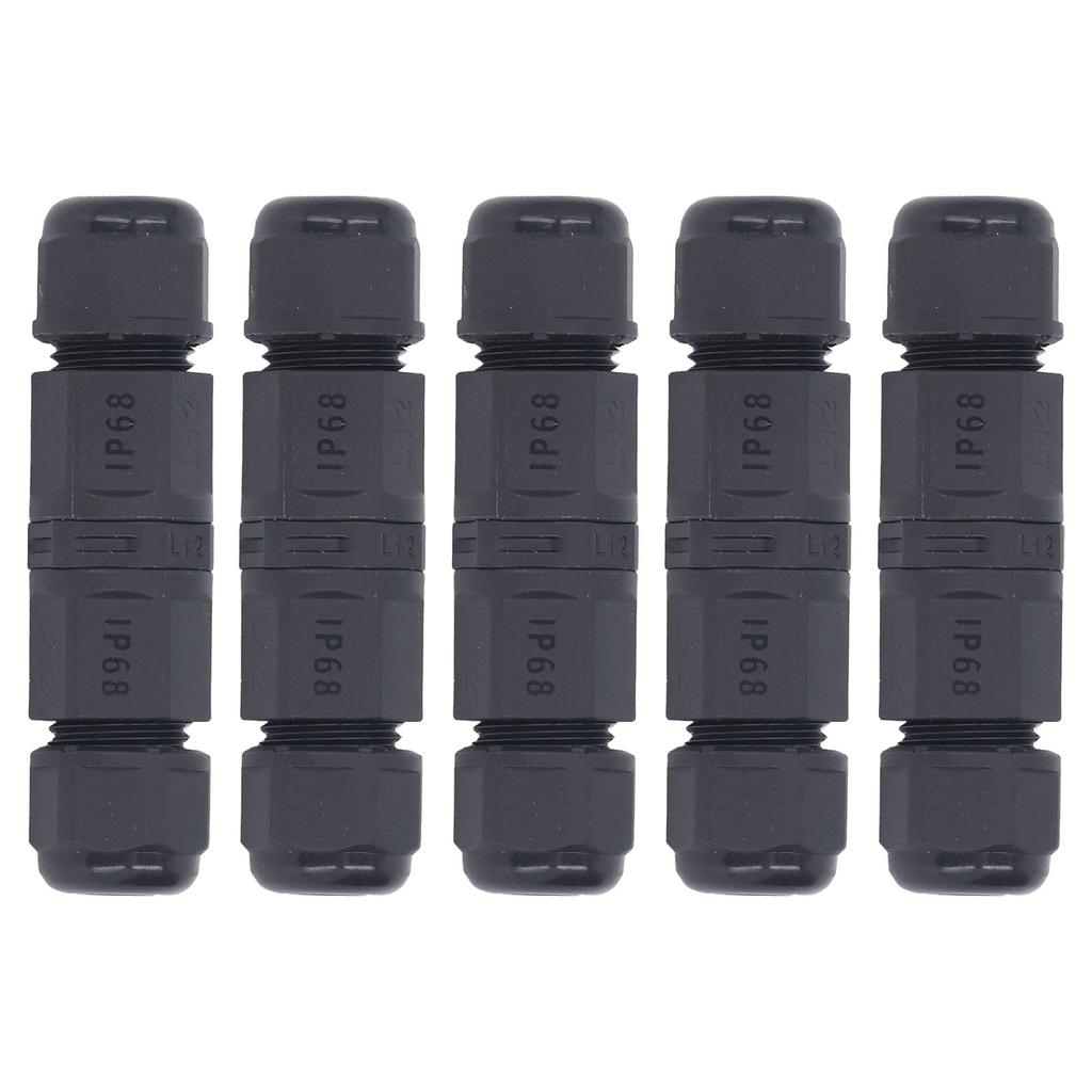 5 Pcs IP68 Waterproof Cable Connector 380V 16A Outdoor Electrical Connectors for Industrial Equipment