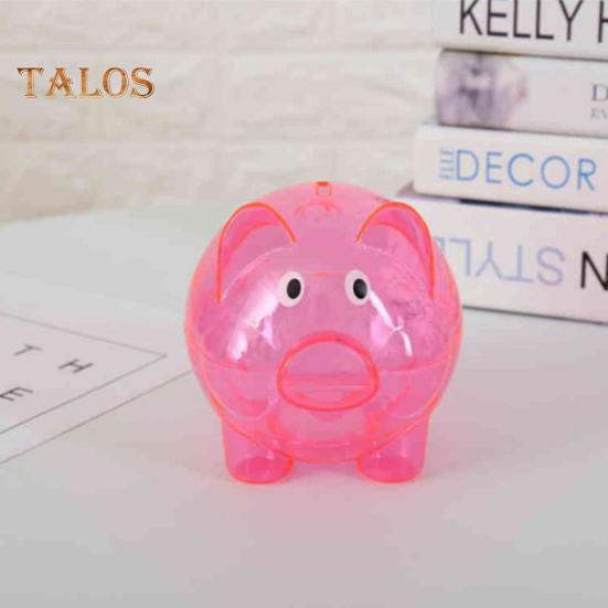 Sparkruka Slät yta Förvaring Utsökt utförande Unik söt tecknad grisform Pengar Sparlåda Heminredning
