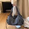 Vintage Large Capacity Tote Bag Women Shoulder Crossbody Bag Handbag