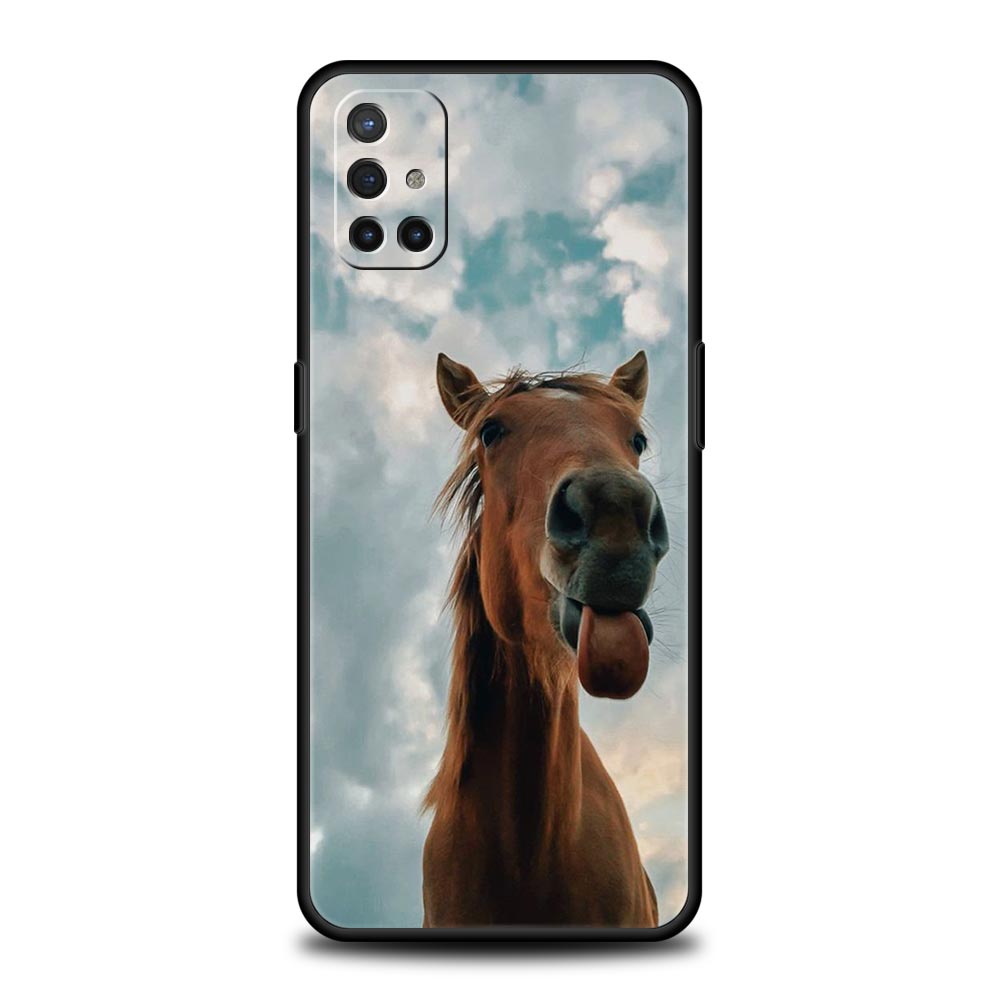 Beautiful Elegant Brown Horses Case For OnePlus 13 12 11 10 9 8 7T Pro 13R 12R 10R 9RT 8T Nord N200 N30 2T CE 2 3 5G Lite Cover