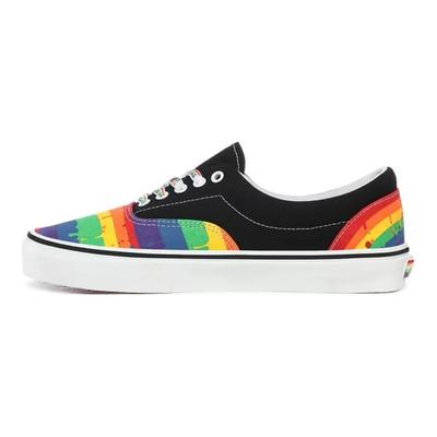 Era Rainbow Drip Low Top Skate Shoes Unisex Sneakers Black VN0A4U392CV