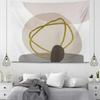 Pink Simple Illustration Decorative Tapestry Home Wall Decoration Office Living Room Tapestry