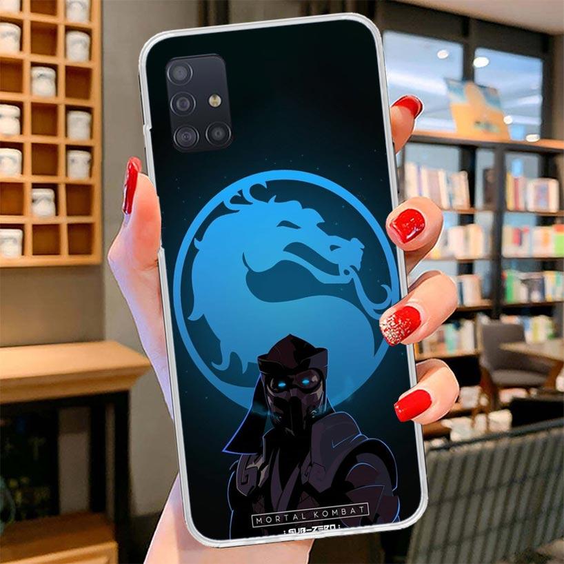 Scorpion Zero Sub Mortal Kombat Cover Phone Case For Samsung Galaxy A12 A22 A32 A52 A72 A02S Phone Case Note 20 Ultra 10 S10 Plu