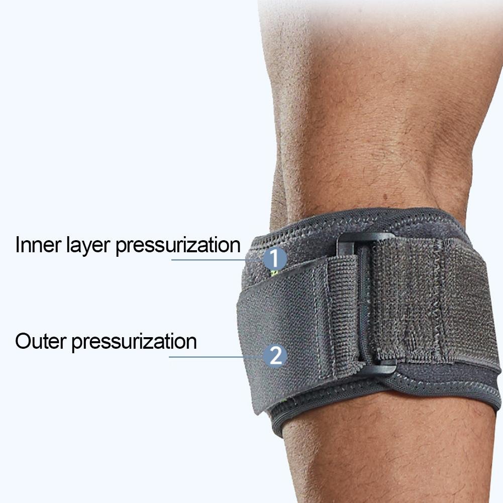 Elbow Strap with Compression Pad, Forearm Brace for Tennis Badminton Golf Ball Elbow, Pain Relief Elbow Brace, Adjustable Secure