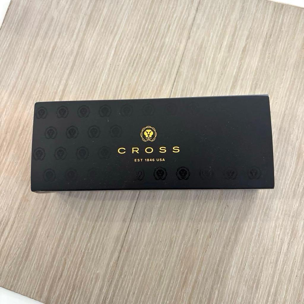 Used Unused CROSS Ballpoint Pen, Silver, with Box, Luxury Pen