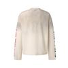 2026 Mens Long Sleeve Sweatshirt American Street Style Vintage Distressed Waffle Knit Casual Top