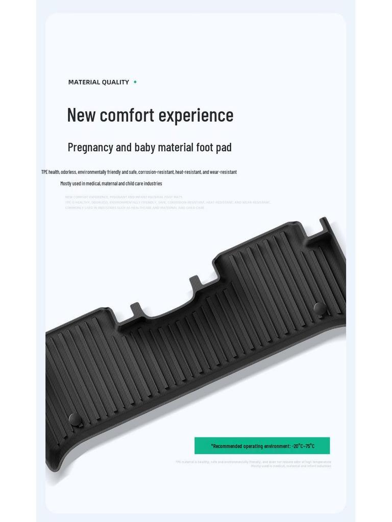 Weilai ES6/EC6 Car Mats: TPE Mats for 2023-2025 Models, Including Trunk Mats